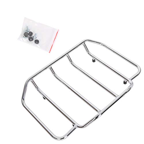 ECOTRIC Chrome Motorcycles Trunk Luggage Rack Rail