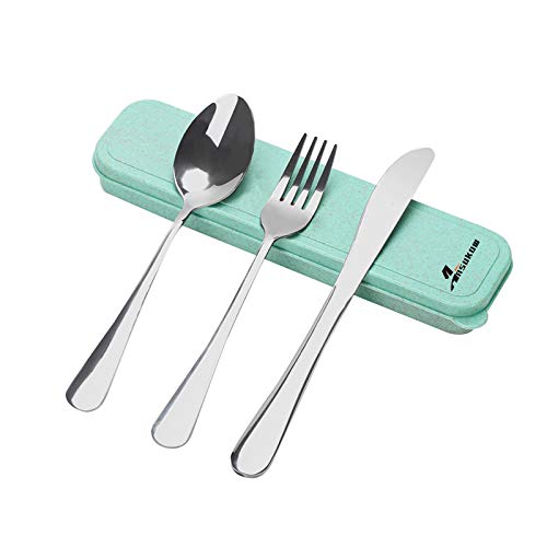 Ansukow Travel Utensils With Case