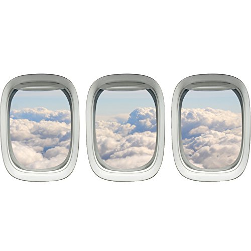 Aviation Decals Airplane Window Sticker Clouds Wall Art