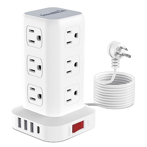 Power Strip Tower Surge Protector