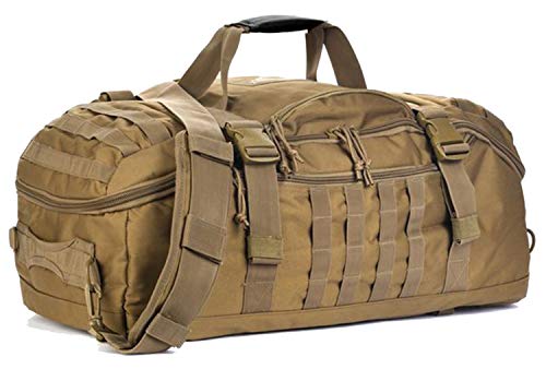 WolfWarriorX Gym Bag Duffle Backpack - Waterproof & Tear Resistant