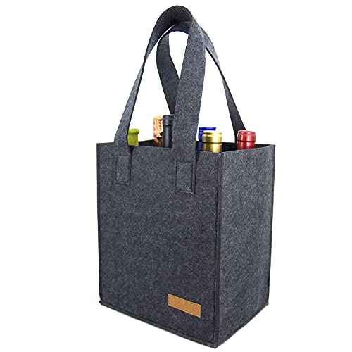 Wine Carrier Tote for Travel, Camping and Picnic