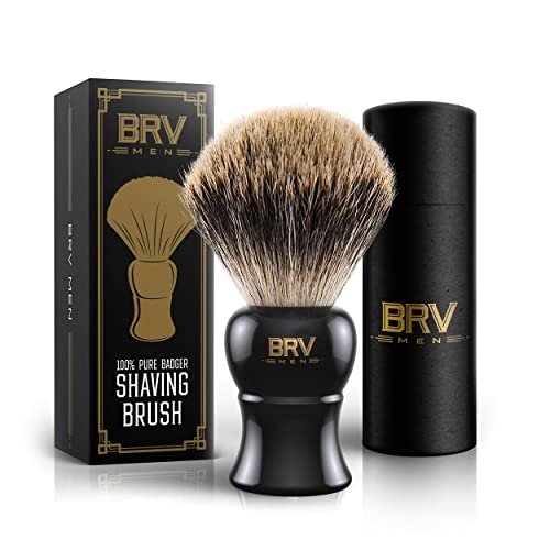 BRV MEN Pure Badger Shaving Brush