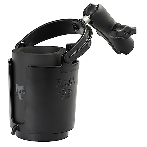 RAM Mounts Level Cup Drink Holder with Double Socket Arm
