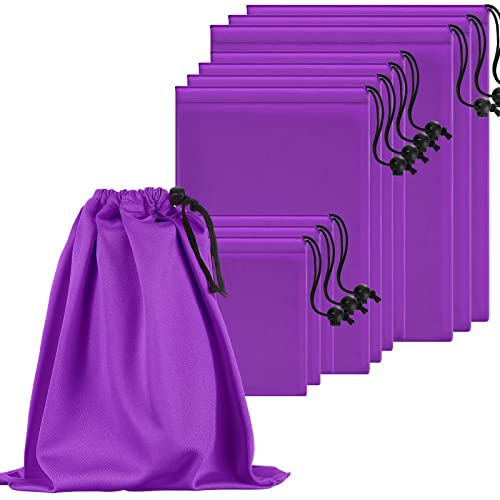 Microfiber Toy Storage Bag with Drawstring - Purple