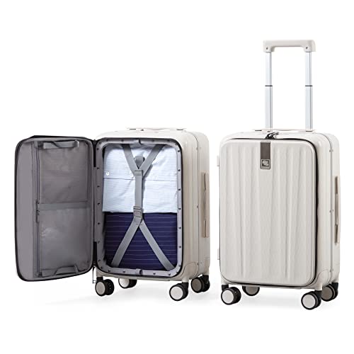 Hanke Carry On Luggage with Front Opening