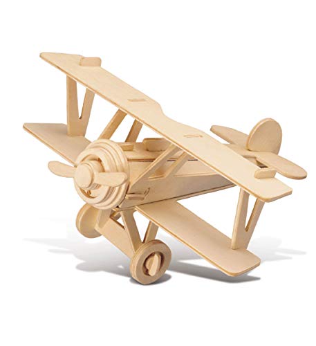 Puzzled 3D Puzzle Nieuport 17 Airplane Kit - Fun and Educational DIY Wooden Toy