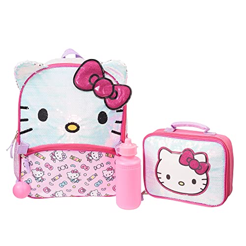Hello Kitty Girls 4 Piece Backpack Set