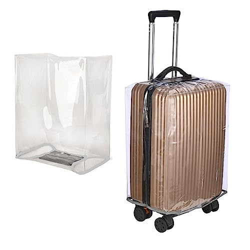 FABULWAY Clear PVC Suitcase Cover