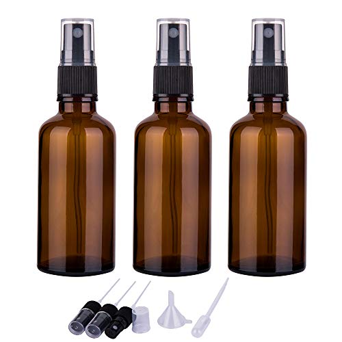 Amber Glass Spray Bottles