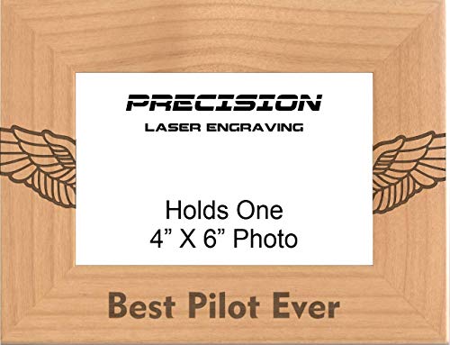 Best Pilot Ever Wood Picture Frame
