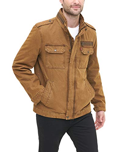 Levi's Men's Washed Cotton Military Jacket