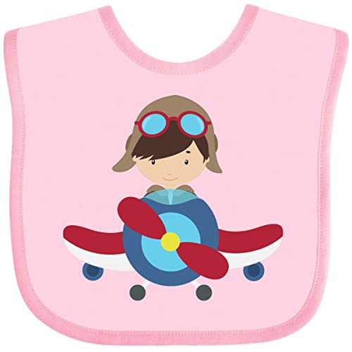 Inktastic Pilot Boy Baby Bib