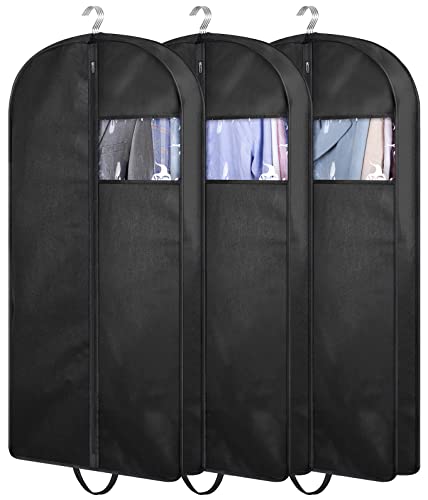 KIMBORA 43" Suit Bags for Storage and Travel (3 Packs)