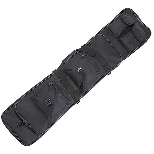 Sutekus Double Gun Bag Rifle Case with Integrated Pistol and Magazine Storage Backpack