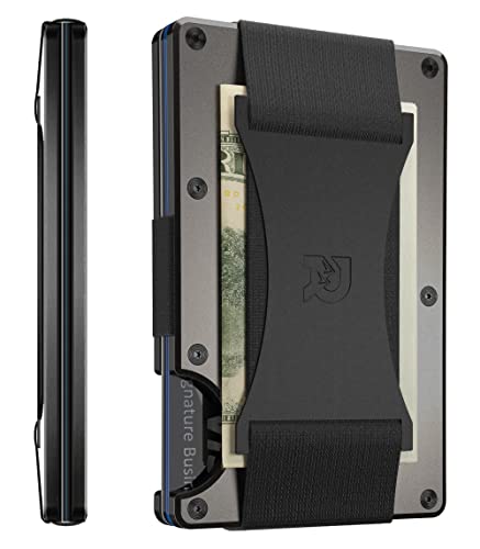 The Ridge Minimalist Slim Wallet - RFID Blocking Front Pocket Credit Card Holder