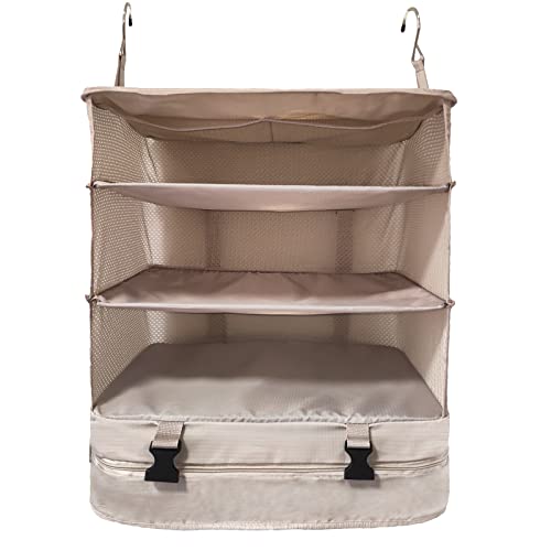 Tmzlier Portable Hanging Travel Shelves Bag