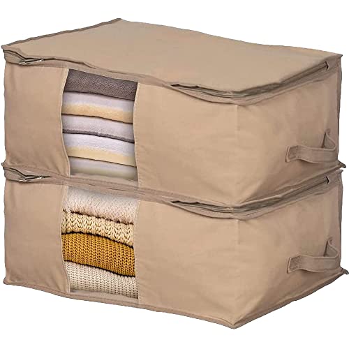 Cedar Clothes Storage Bag Organizer - Set of 2 Bags