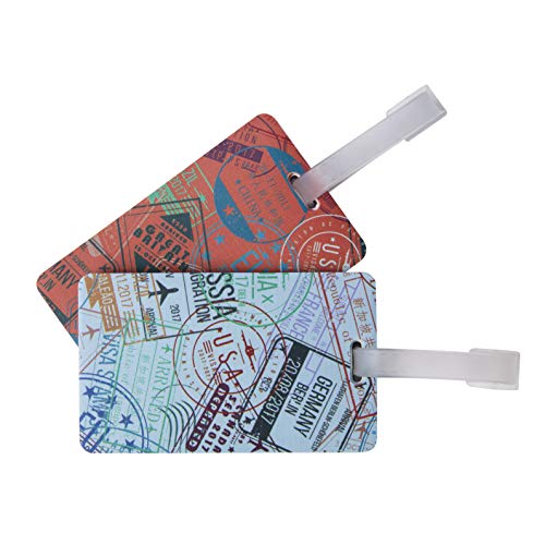 Travelon Luggage Tags - Passport Stamps