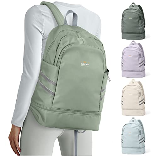 coofay Gym Backpack with Shoe Compartment: Practical and Stylish Travel Accessory for Women