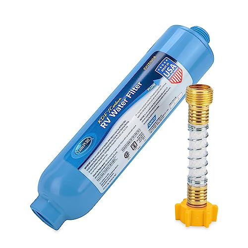 Camco TastePURE RV Water Filter & Hose Protector