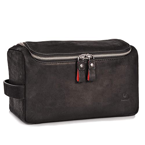 DONBOLSO Helsinki Leather Toiletry Bag
