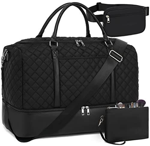 Travel Weekender Bag Set with Shoe Compartment