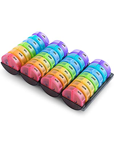 Monthly Pill Organizer 2 Times A Day