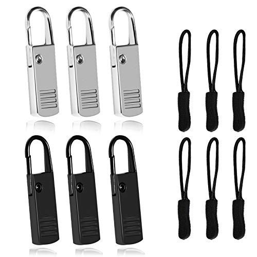 6Pcs Luggage Zipper Pulls Extender
