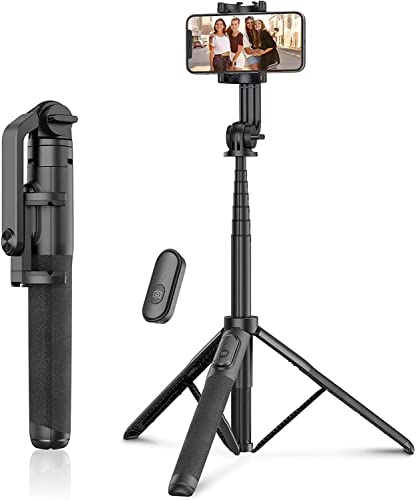 64" Selfie Stick Tripod with Remote