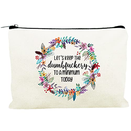 Cute Canvas Cosmetic Bag for Travel - Kimoli