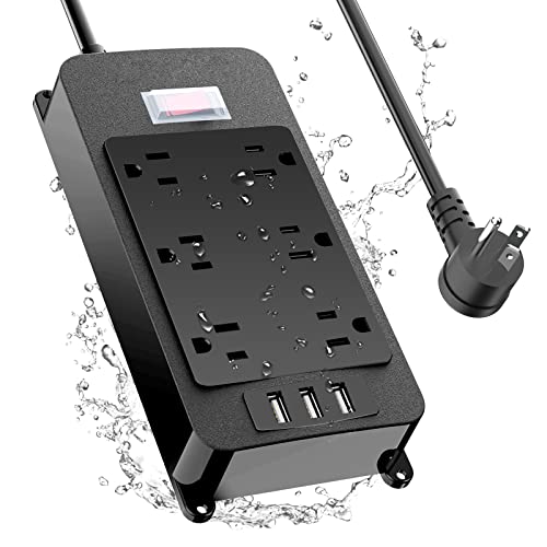 Outdoor Power Strip Weatherproof with USB Ports