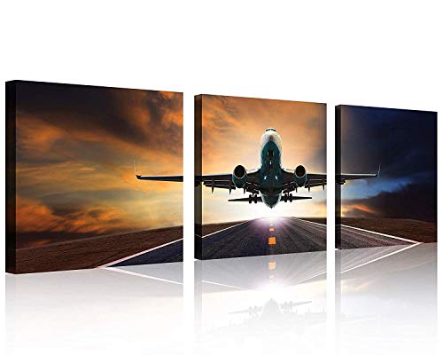 Vintage Plane Picture Aviation Art Airplane Decor