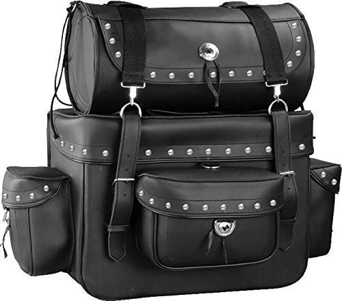 Touring Luggage Bag Set - Motorcycle Sissy Bar Cruiser