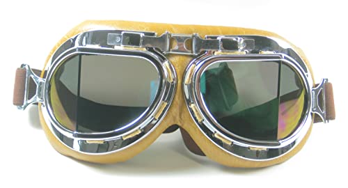Aviator Pilot Style Motorcycle Goggles