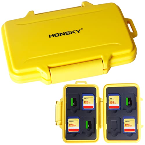 Honsky Waterproof SD Card Holder Case