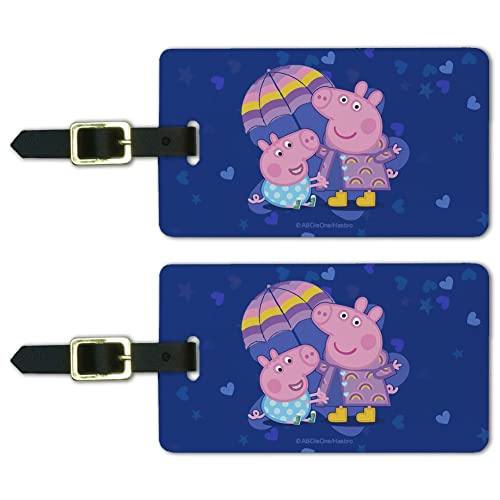 Peppa Pig Luggage ID Tags - Set of 2