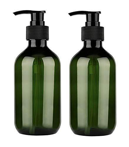 Yebeauty Pump Bottle Dispenser 2-Pack Green