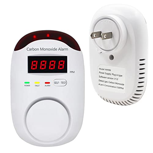 WESHLGD Plug-in CO Detector Monitor