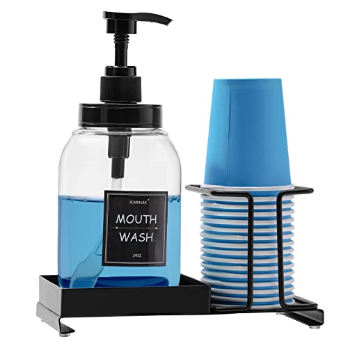 Summark Mouthwash Dispenser - Black