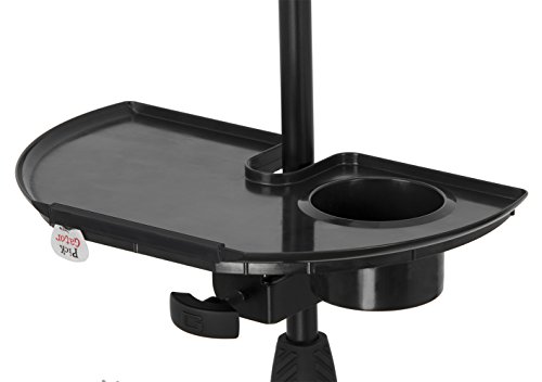 Mic Stand Accessory Tray with Drink Holder and Pick Tab