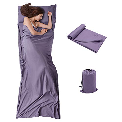 Sleeping Bag Liner, Travel & Camping Sheet for Adults