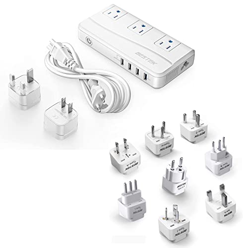 BESTEK Voltage Converter & Travel Plug Adapter Set