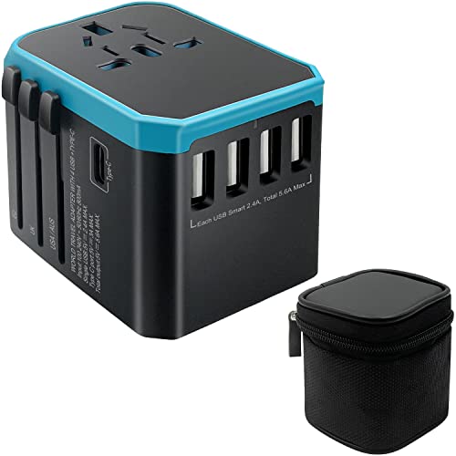 Universal International Travel Adapter with USB Ports