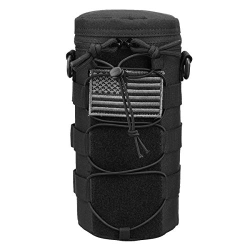Water Bottle Pouch Molle Tactical Holder Bag