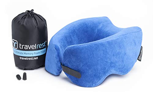 TRAVELREST Nest Memory Foam Travel Pillow