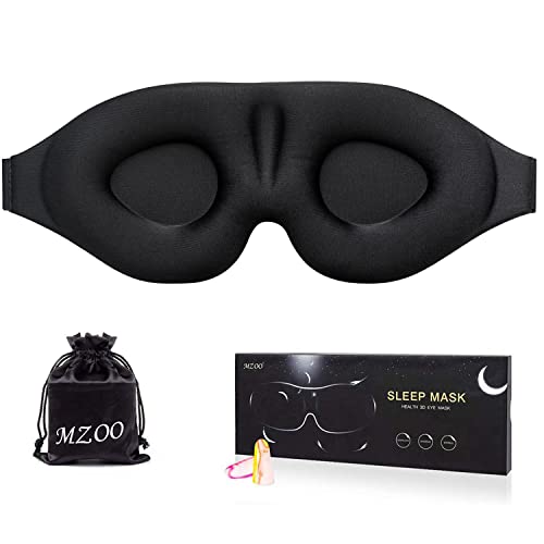 MZOO Sleep Eye Mask - Block Out Light for Blissful Sleep