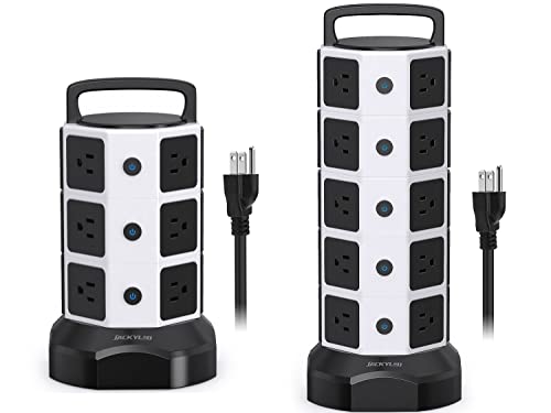 JACKYLED Power Strip Tower Surge Protector