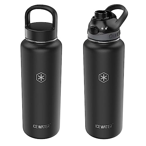 ICEWATER-40 oz Stainless Steel Water Bottle
