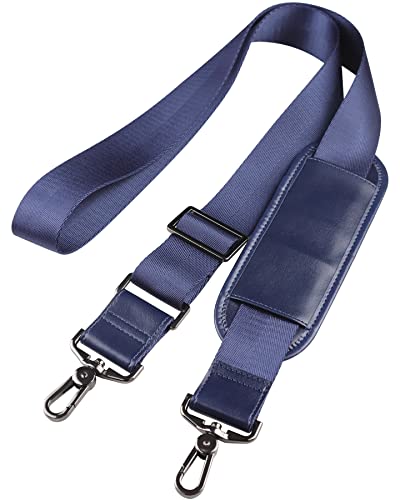 Adjustable Non-Slip Bag Strap with Cushion Pad, Blue